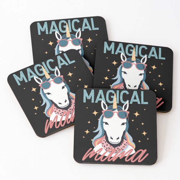 Item preview, Magical Mama Unicorn Loving Stylish Woman designed and sold by LuminOrb.