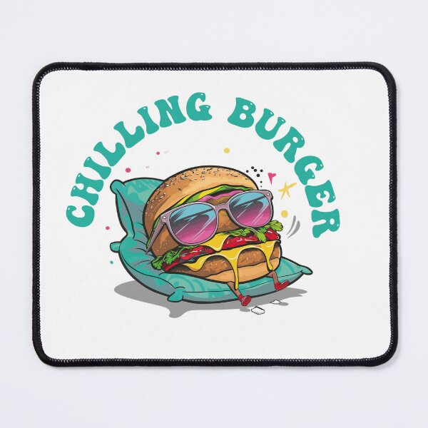 Item preview, spicy chilling burger with sunglasses designed and sold by StrictlyBilliM.