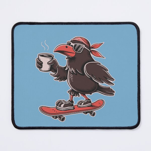 Item preview, Cawfee Crow Skateboarding designed and sold by NosandEdgy.
