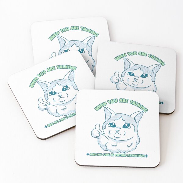 Item preview, Relatable Introvert Cat Design, Crying Cat relatable designed and sold by ThreadmyCanvas.