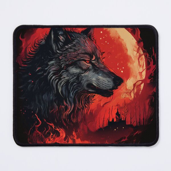 Item preview, blood moon wolf call designed and sold by czarnyfeniks.