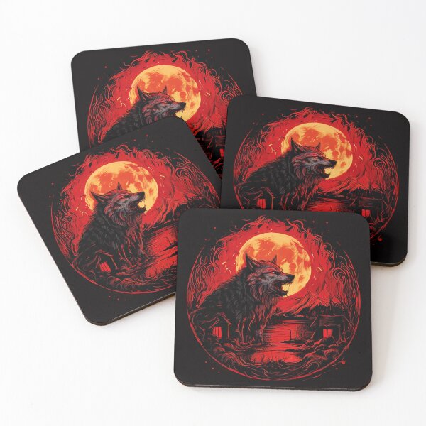 Item preview, blood moon wolf call designed and sold by czarnyfeniks.