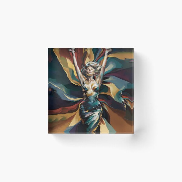 Item preview, Expressive Abstract Art: Bold Brushstrokes of Female Figures designed and sold by MarinaFila.