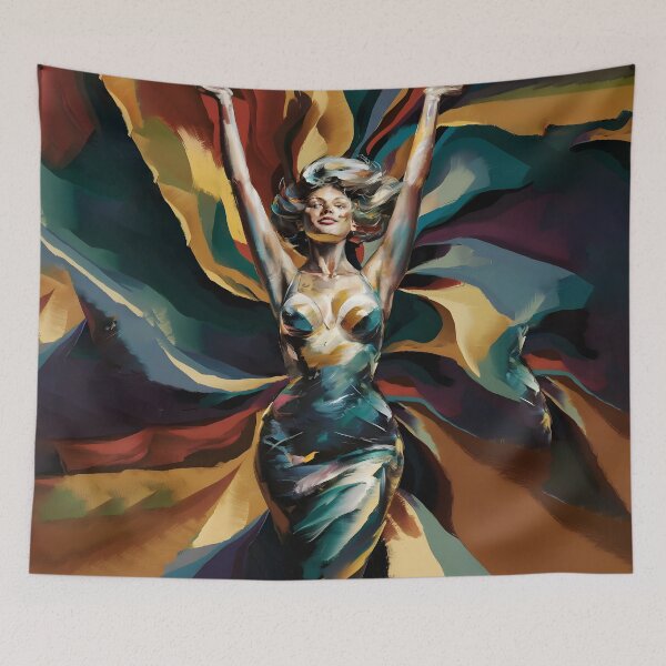 Item preview, Expressive Abstract Art: Bold Brushstrokes of Female Figures designed and sold by MarinaFila.