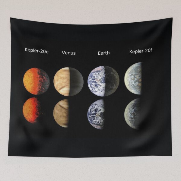 Item preview, Cool Contemporary Earth Comparison Chart Photography designed and sold by BossyCatHome.