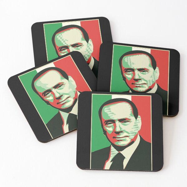 Artikelvorschau, Silvio Berlusconi Italiens Premierminister Forza Italia Politiker Geschenk Sticker entworfen und verkauft von Miaramar.