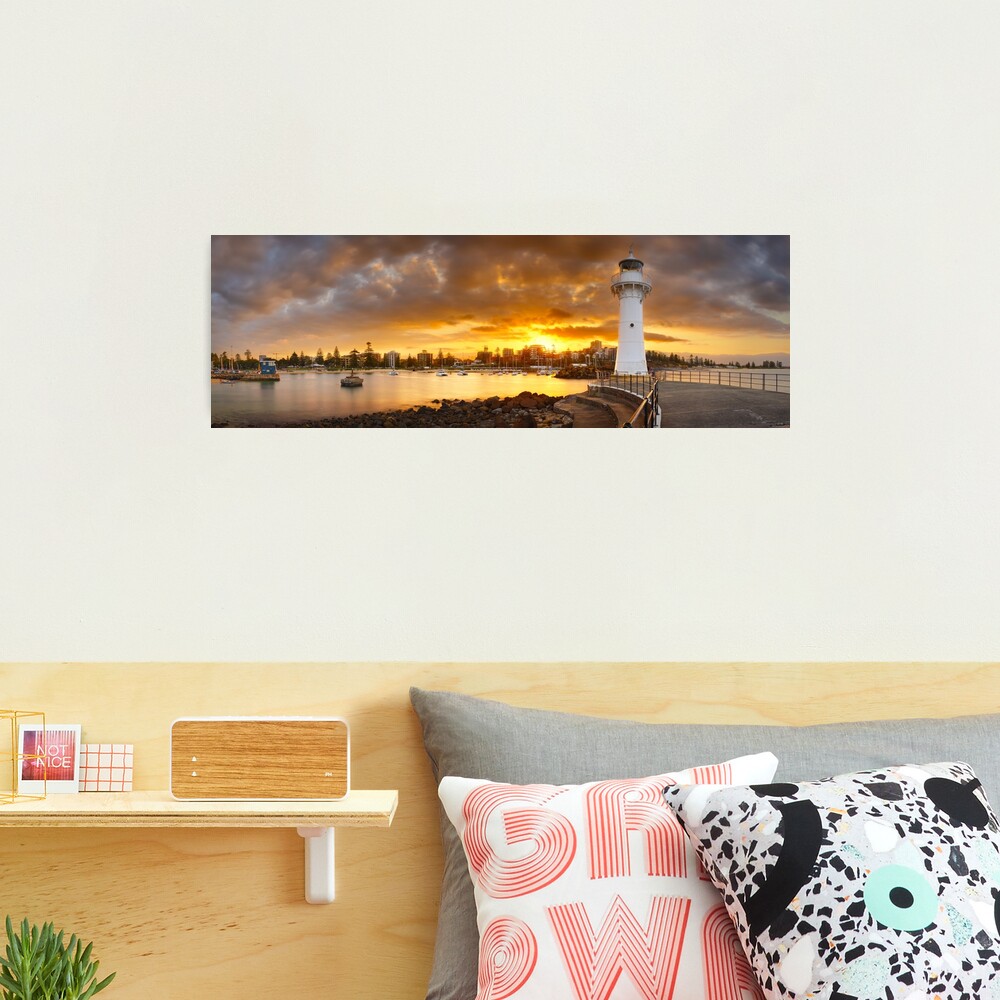 Wollongong Breakwater Lighthouse, New South Wales, Australia Photographic Print
