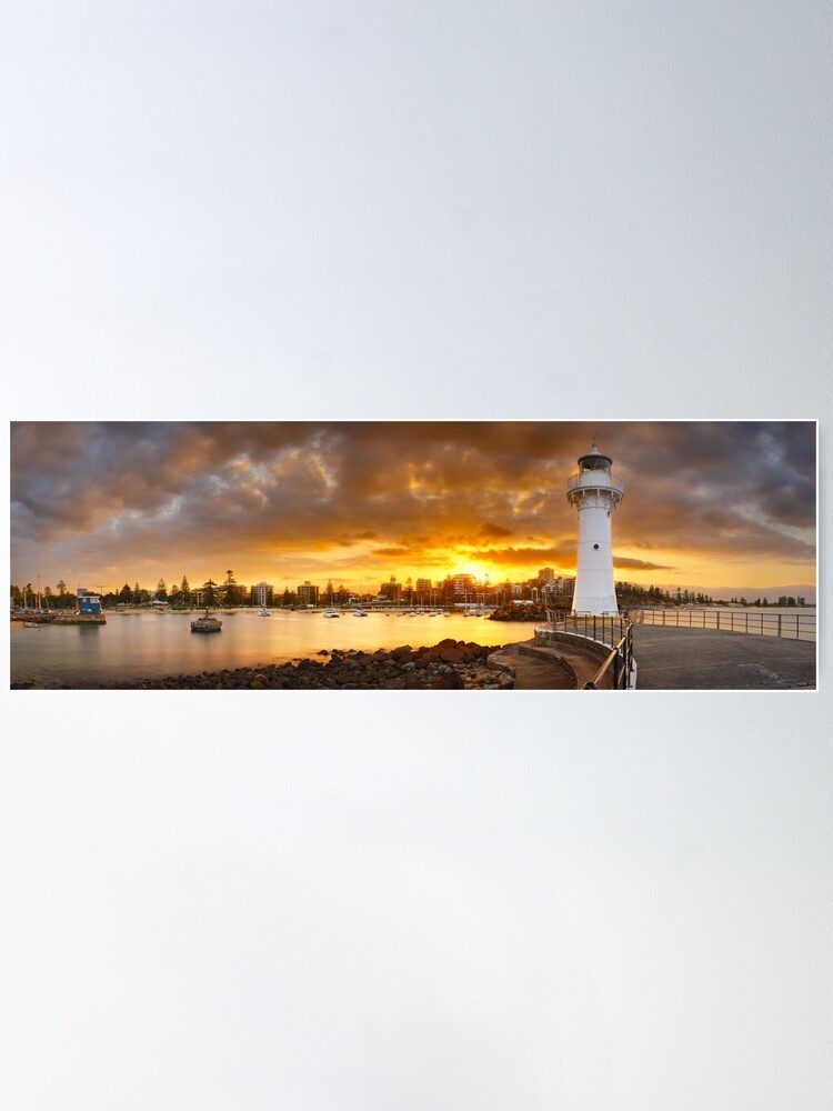 Thumbnail 1 of 3, Poster, Wollongong Breakwater Lighthouse, New South Wales, Australia designed and sold by Chockstone.