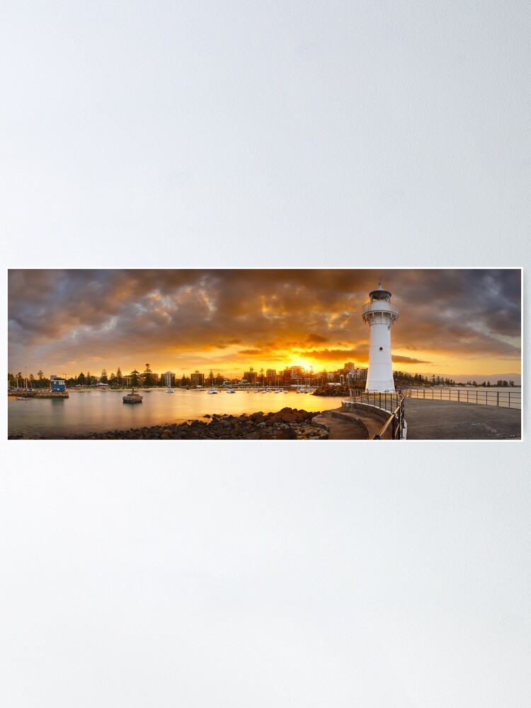 Thumbnail 1 of 3, Poster, Wollongong Breakwater Lighthouse, New South Wales, Australia designed and sold by Chockstone.
