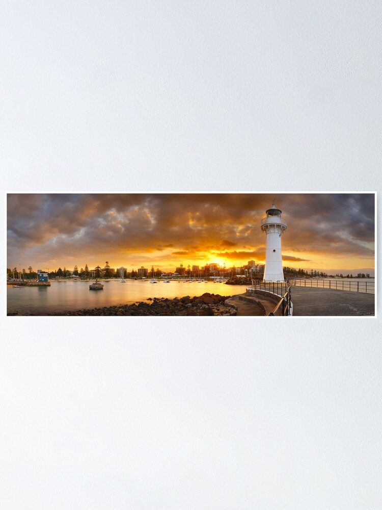 Thumbnail 1 of 3, Poster, Wollongong Breakwater Lighthouse, New South Wales, Australia designed and sold by Chockstone.