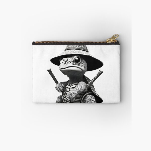 Item preview, Turtle Samurai black and white optical illusion 4 designed and sold by gao7650.