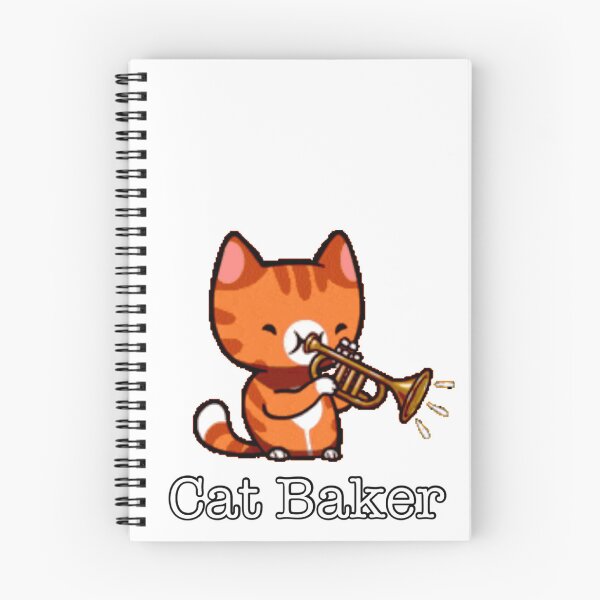 Item preview, Cat Baker — cat trumpet player  designed and sold by Oqueartecura.