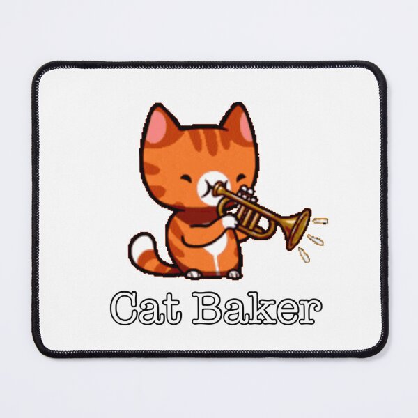 Item preview, Cat Baker — cat trumpet player designed and sold by Oqueartecura.