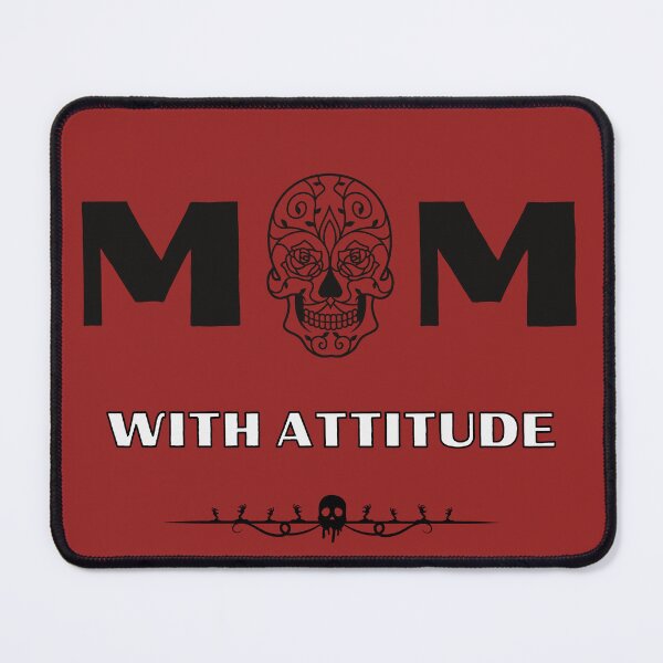 Item preview, Mom/Mum with attitude designed and sold by Unravelling.