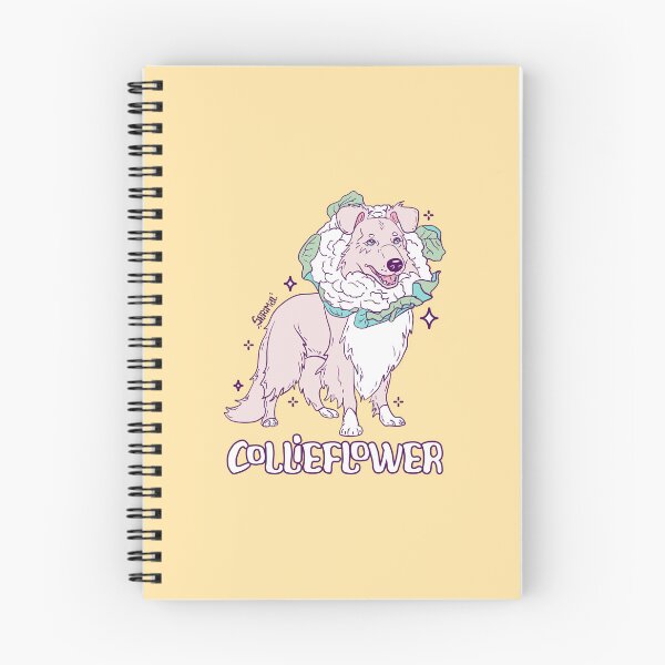 Item preview, Collieflower pun Adorable Collie Cauliflower Illustration designed and sold by SPIRIMAL.
