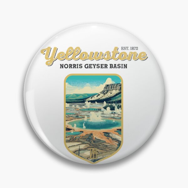 Item preview, USA - NATIONAL PARK - YELLOWSTONE - Norris Geyser Basin - 2 designed and sold by ArtProjectShop.