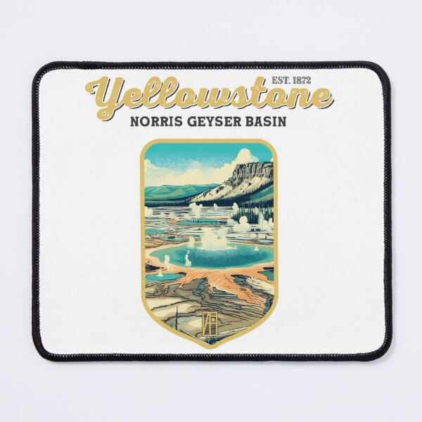 Item preview, USA - NATIONAL PARK - YELLOWSTONE - Norris Geyser Basin - 2 designed and sold by ArtProjectShop.