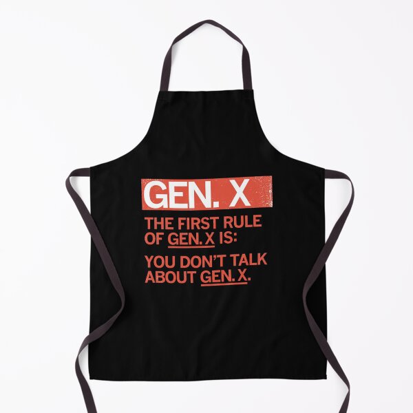 Item preview, GEN X - FIRST RULE OF GEN X designed and sold by Carbon13Design.