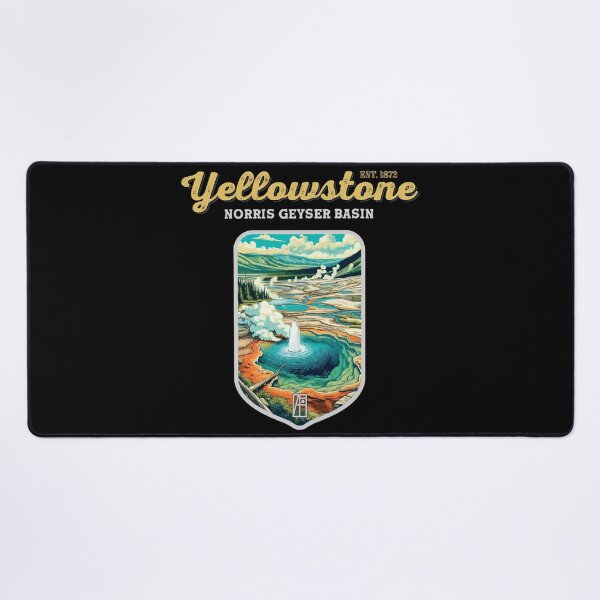 Item preview, USA - NATIONAL PARK - YELLOWSTONE - Norris Geyser Basin - 3 designed and sold by ArtProjectShop.