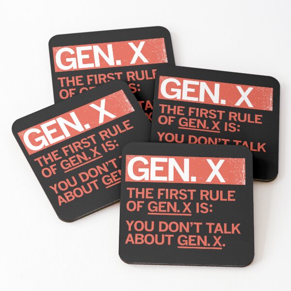 Item preview, GEN X - FIRST RULE OF GEN X designed and sold by Carbon13Design.