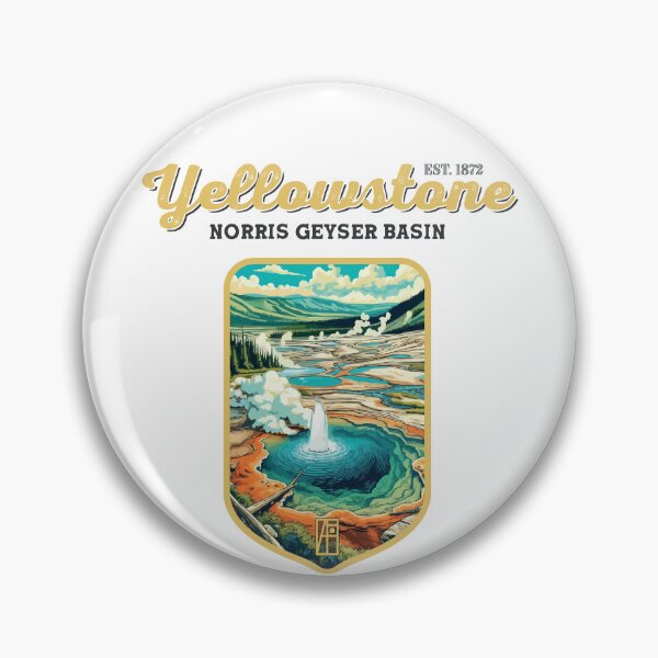 Item preview, USA - NATIONAL PARK - YELLOWSTONE - Norris Geyser Basin - 4 designed and sold by ArtProjectShop.