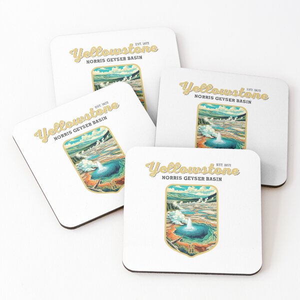 Item preview, USA - NATIONAL PARK - YELLOWSTONE - Norris Geyser Basin - 4 designed and sold by ArtProjectShop.