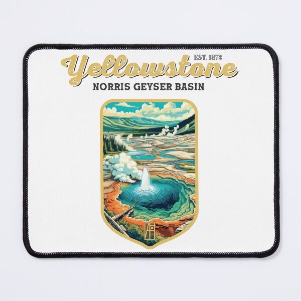 Item preview, USA - NATIONAL PARK - YELLOWSTONE - Norris Geyser Basin - 4 designed and sold by ArtProjectShop.