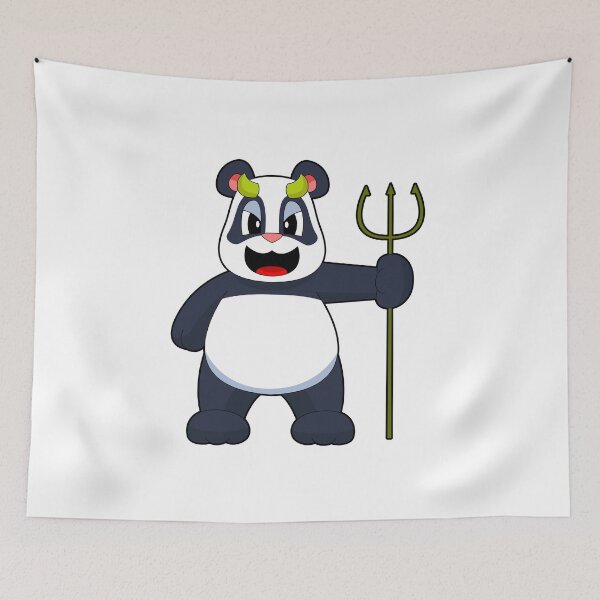 Item preview, Panda Halloween Devil  designed and sold by Snabdesign84.