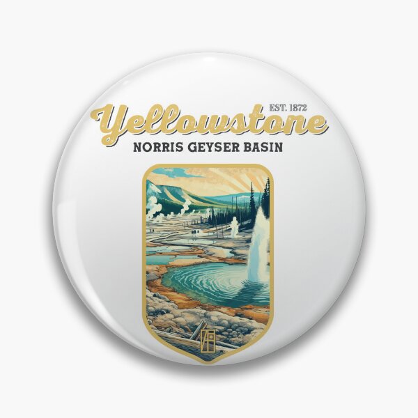 Item preview, USA - NATIONAL PARK - YELLOWSTONE - Norris Geyser Basin - 6 designed and sold by ArtProjectShop.