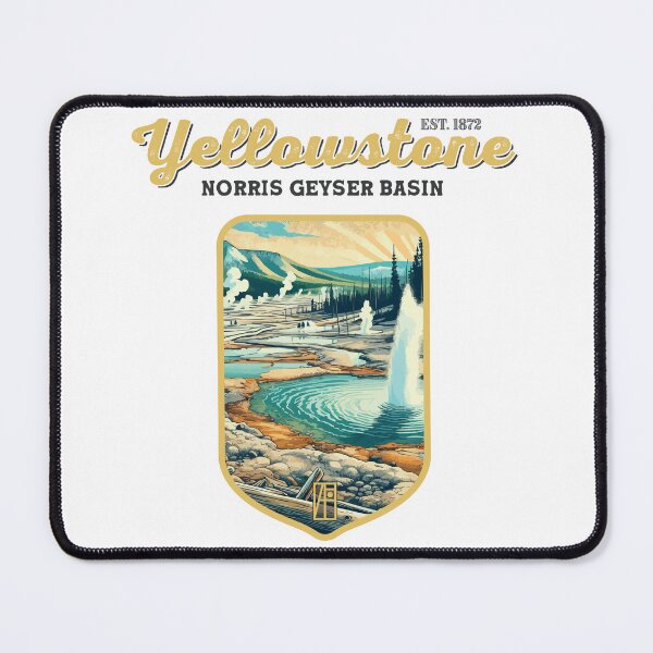 Item preview, USA - NATIONAL PARK - YELLOWSTONE - Norris Geyser Basin - 6 designed and sold by ArtProjectShop.