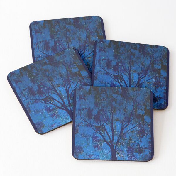 Item preview, Tree Art 42024 Blue Tree designed and sold by mandalafractal.
