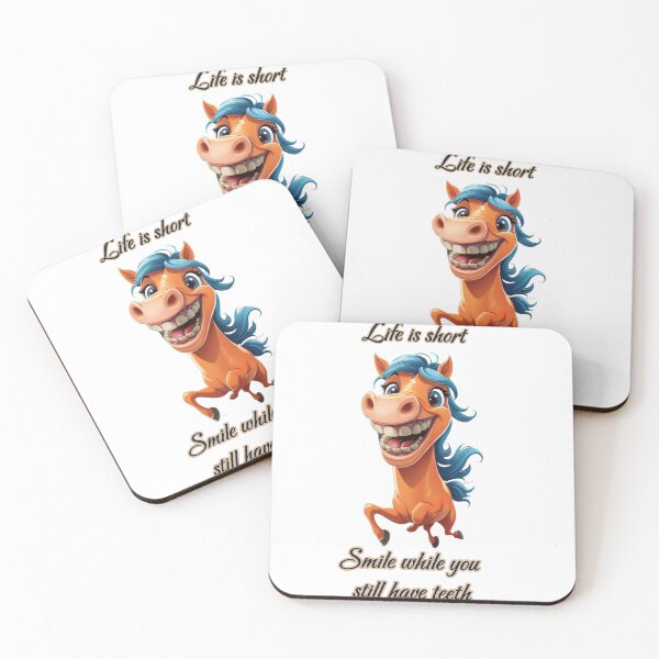 Item preview, Life is short, smile while you still have teeth - Funny memes  designed and sold by AleksKos.