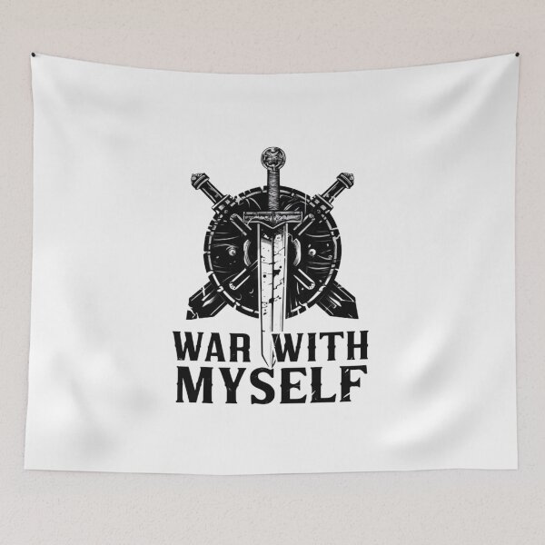 Item preview, War With Myself: Visual Expression of Inner Struggles designed and sold by Colorful-Garden.