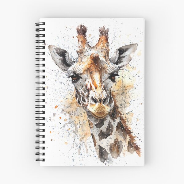 Item preview, Giraffe watercolor painting designed and sold by Kostart.