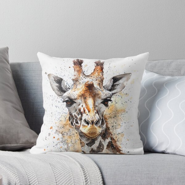 Item preview, Giraffe watercolor painting designed and sold by Kostart.