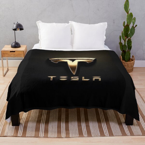 Vista previa del artículo con la obra «Logotipo de Tesla», diseñado y vendido por TEEJAMBOREE.