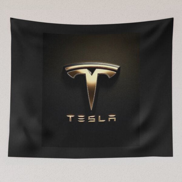 Item preview, Tesla logo designed and sold by TEEJAMBOREE.