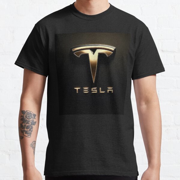 Aperçu de l'œuvre Logo Tesla créée et vendue par TEEJAMBOREE.