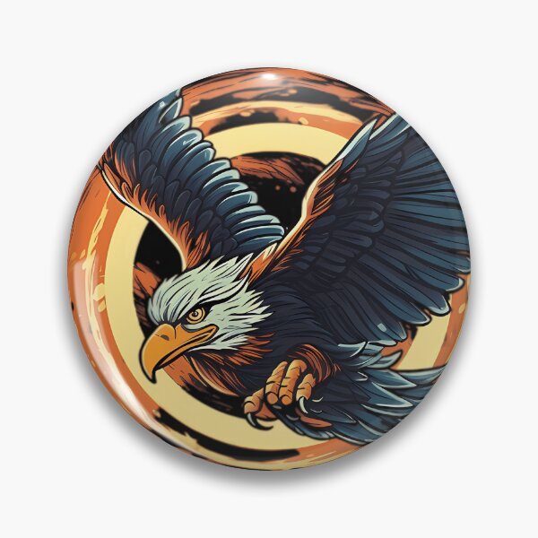 Item preview, Eagle With Fire Circle designed and sold by HarolGrant.