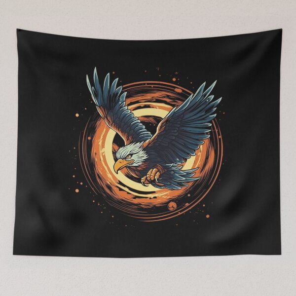 Item preview, Eagle With Fire Circle designed and sold by HarolGrant.