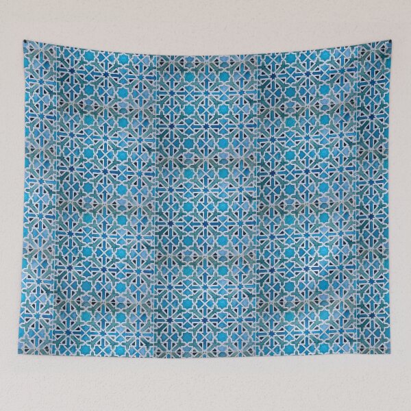 Aperçu de l'œuvre Petites fleurs bleues créée et vendue par Patpost.