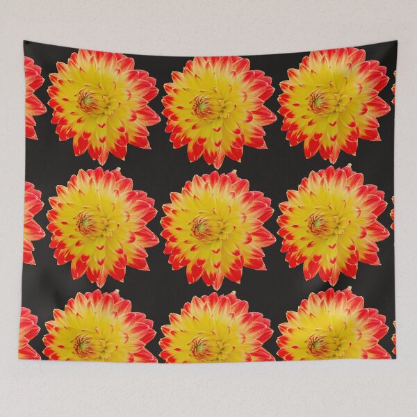 Item preview, Red and Yellow Dahlia designed and sold by Dalyndigital Photography.