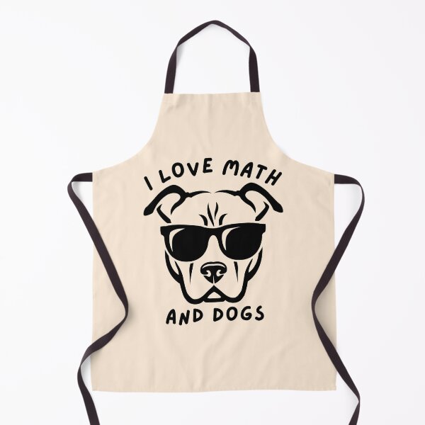 Item preview, I Love Math and Dogs Dog With Sunglasses designed and sold by SunfullyYours.