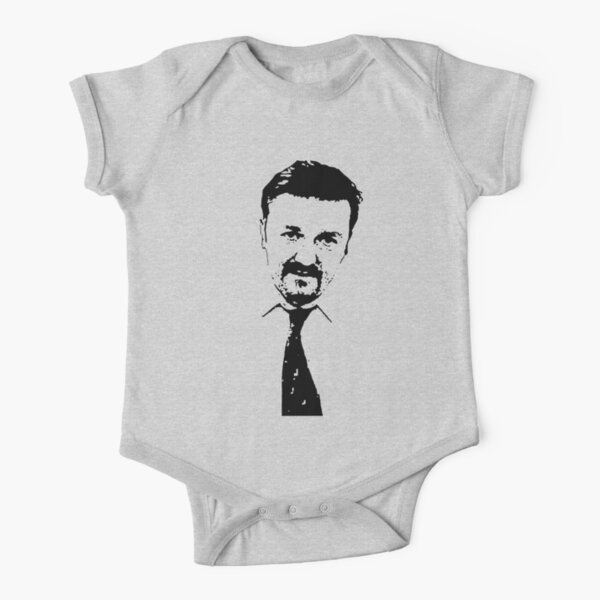 David Brent Short Sleeve Baby One-Piece