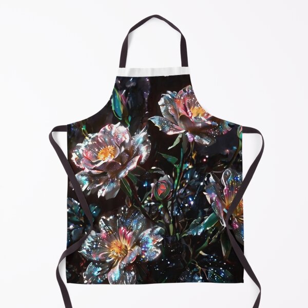Item preview, Beautiful Charcoal Gray 3 Pattern - Moonlit Blooms designed and sold by Creative.Shop.