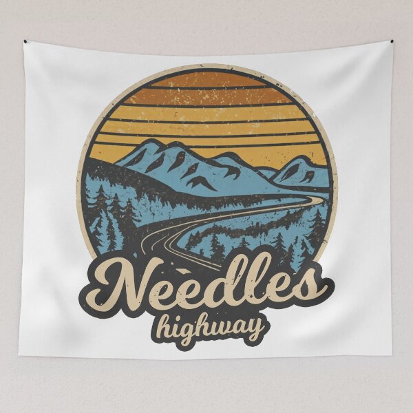 Item preview, Needles Highway South Dakota Retro designed and sold by Esskay Designs.