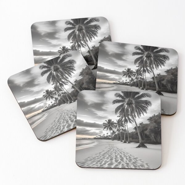Item preview, Paradise Dreams: Palms in Monochrome  designed and sold by ShadeScapeArt.