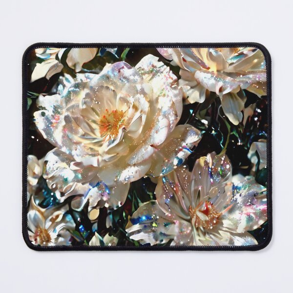 Item preview, Beautiful Creamy White Pattern - Moonlit Blooms designed and sold by Creative.Shop.