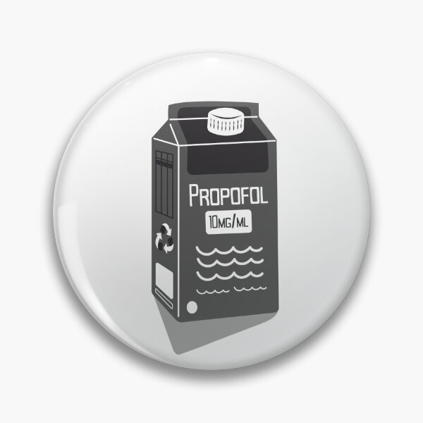 Item preview, Propofol Milk Anesthesia Medical Funny Design Gray designed and sold by The Remi Reserve.