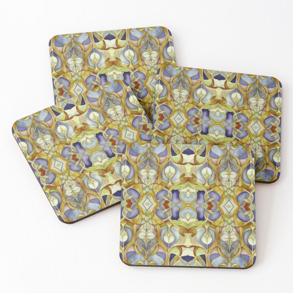 Item preview, Yellow and purple pattern designed and sold by Flowersonstuff.